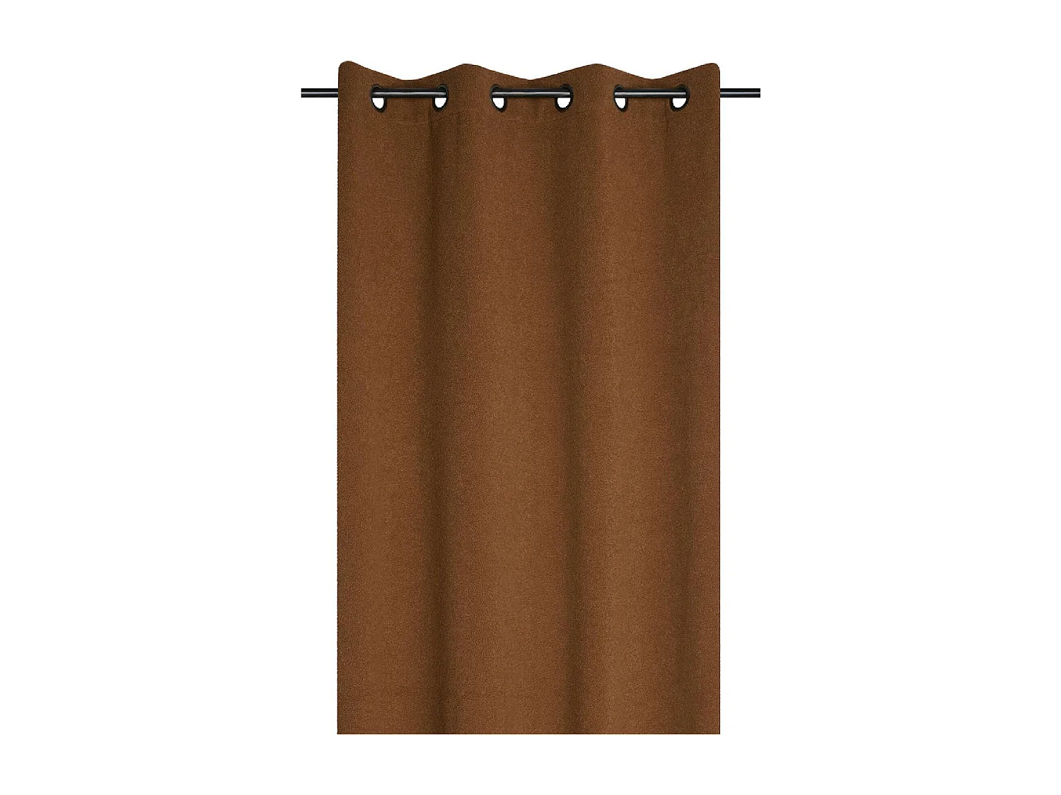 Rideau à oeillets effet bouclette