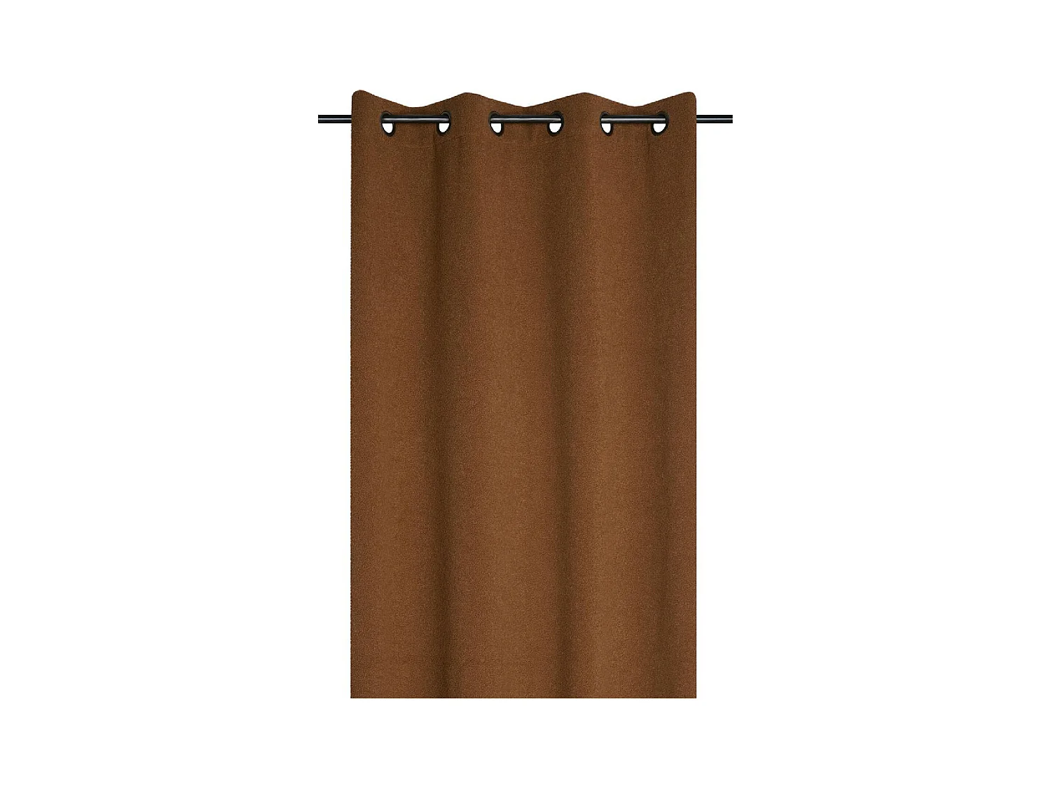 Rideau à oeillets effet bouclette