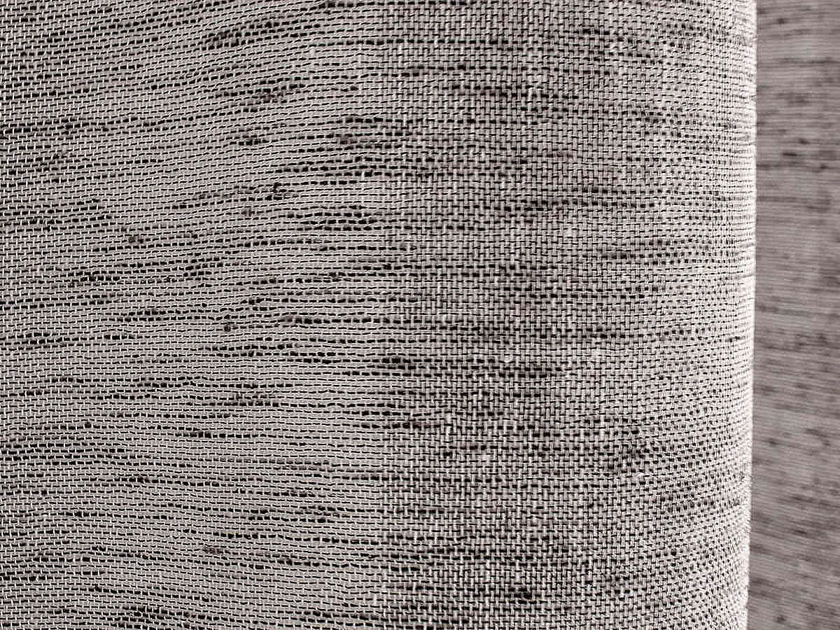 Rideau Voilage Effet Lin "Maya" 140x240cm Noir
