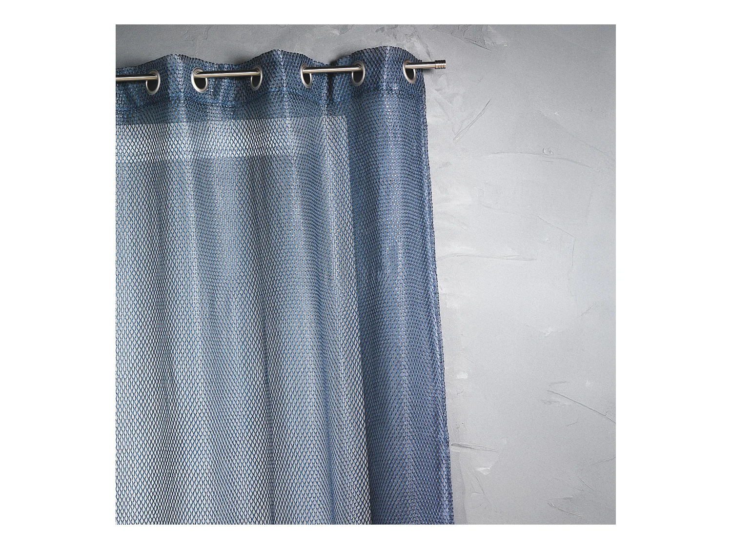 Voilage en organza fantaisie effet "résille"