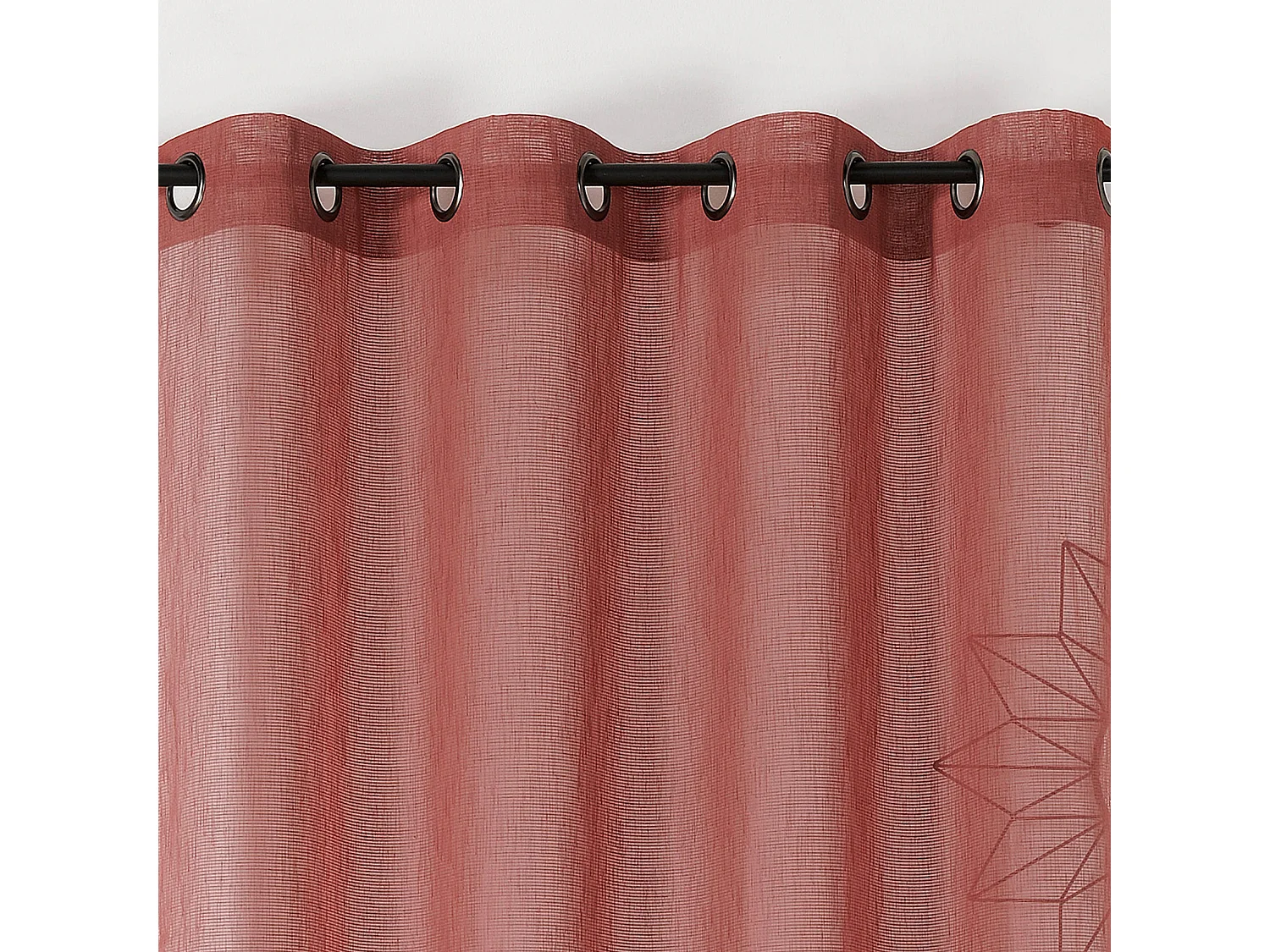 Voile mit Streifeneffekt