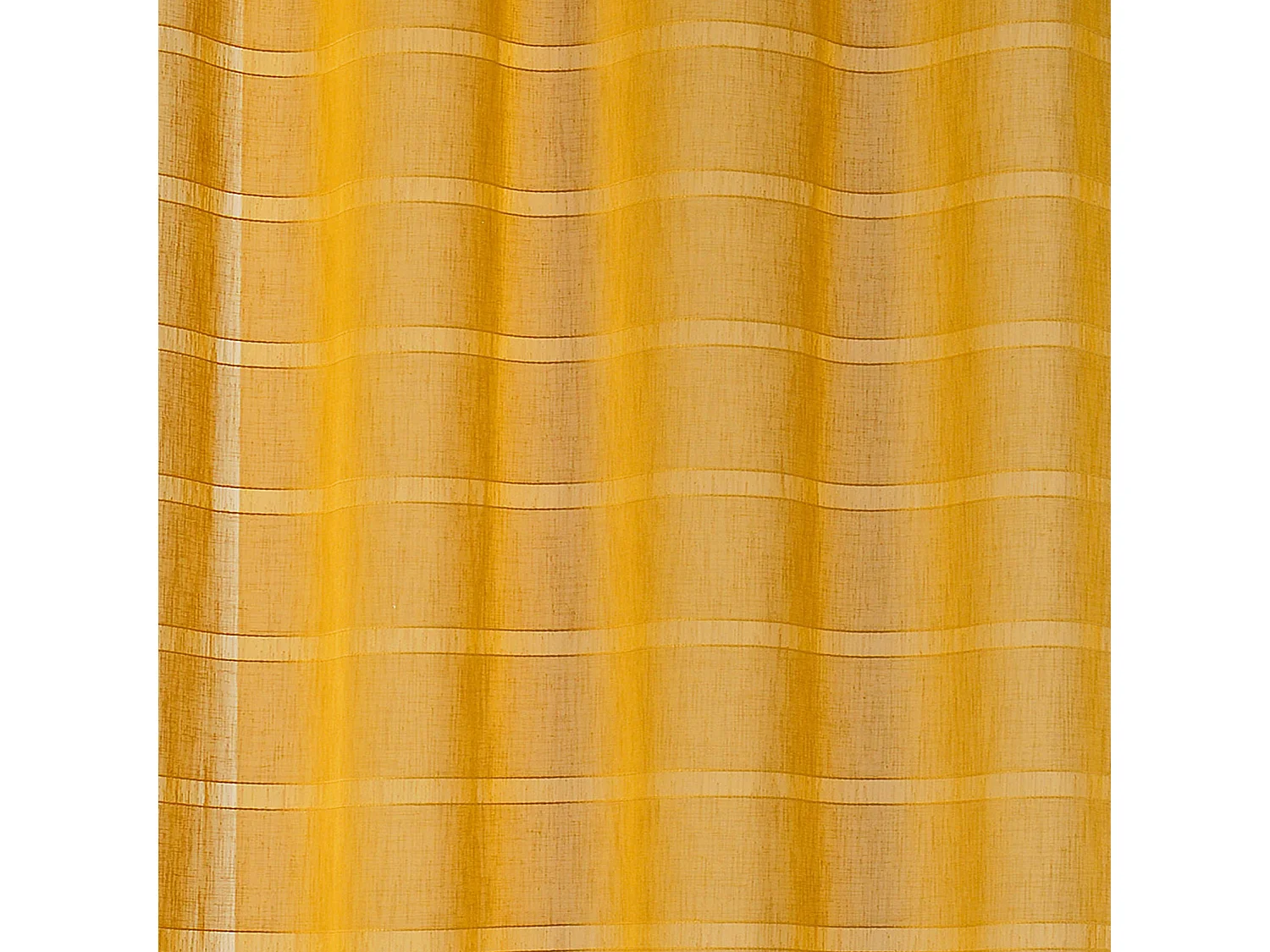 Gestreifter und lichtdurchlässiger Voile mit Kordelzug