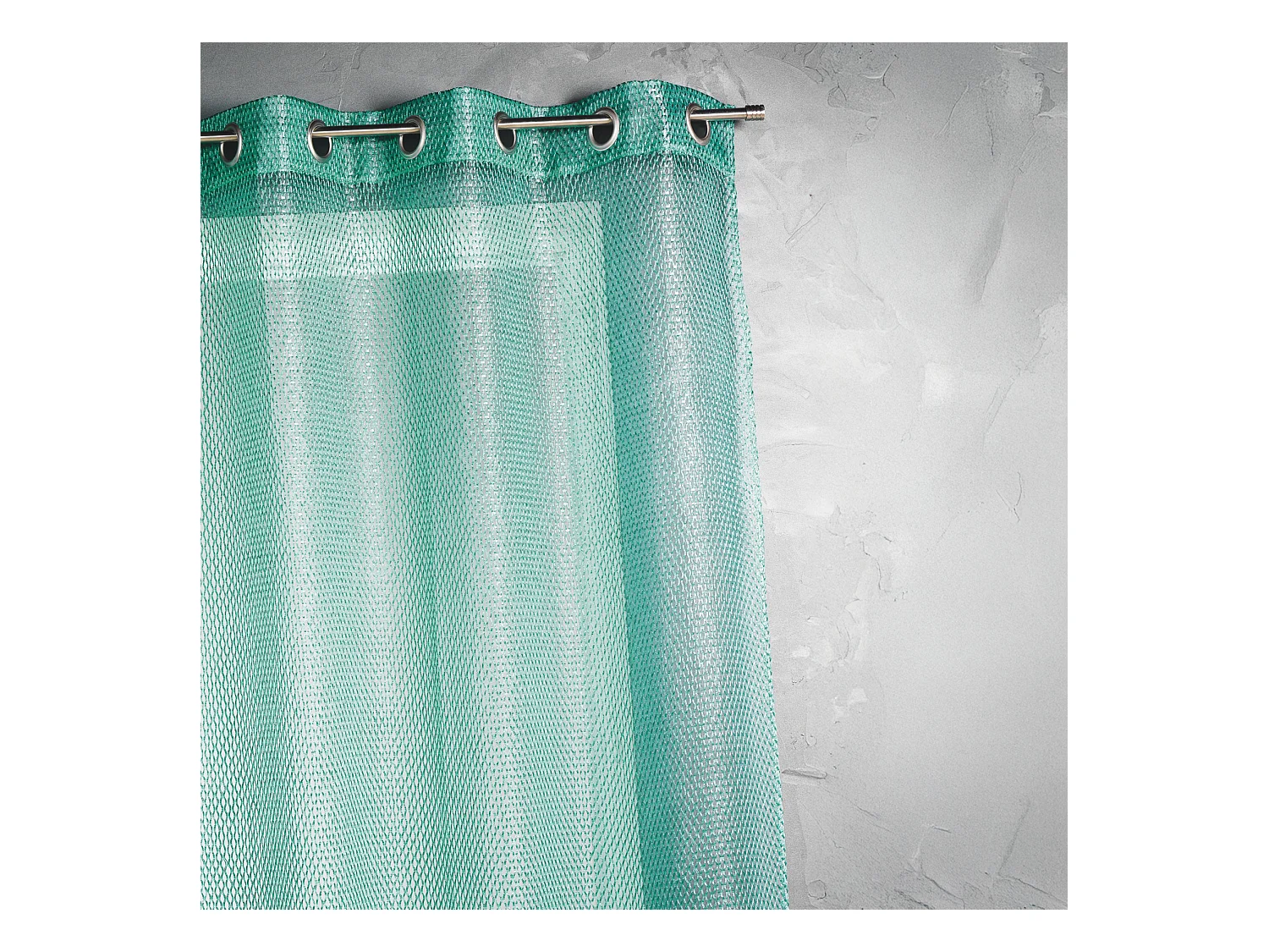 Voilage en organza fantaisie effet "résille"