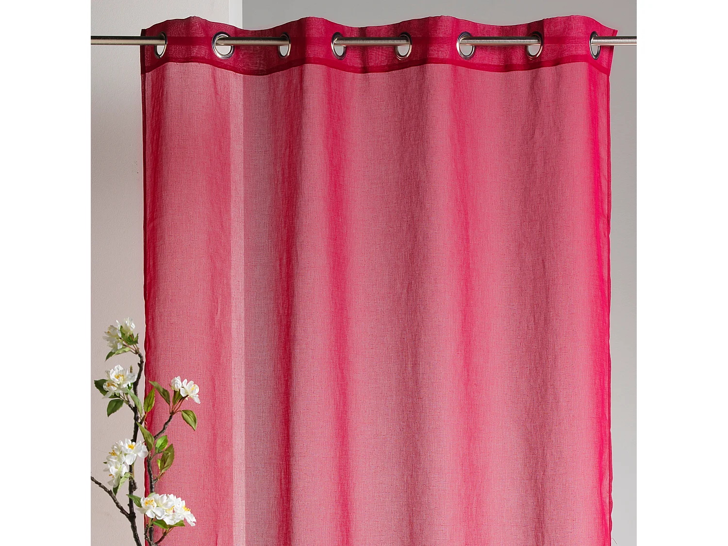 Visillo en Estameña liso