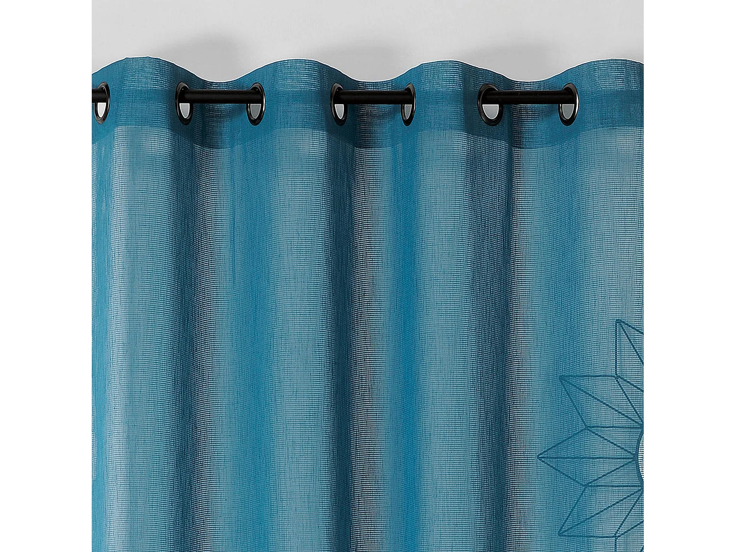 Voile mit Streifeneffekt