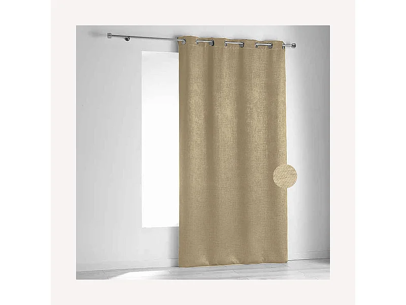 Cortina ignífuga M1 de terciopelo color fiordo 140 x 260 cm