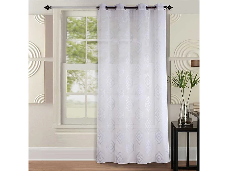 Voilage avec Motif "Losange"