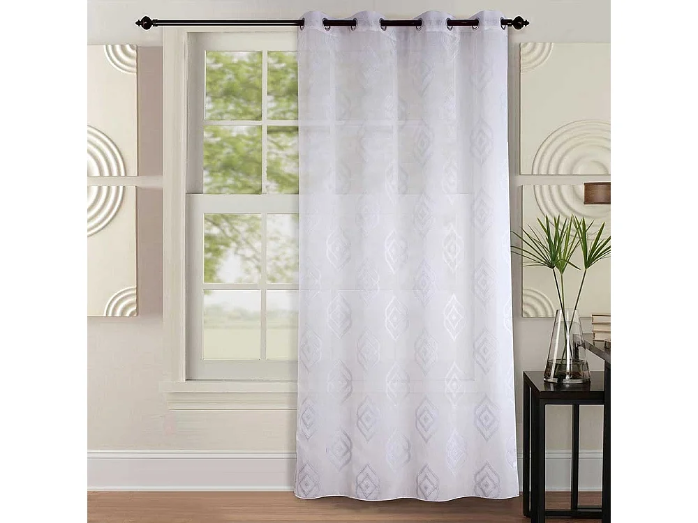 Voilage avec Motif "Losange"