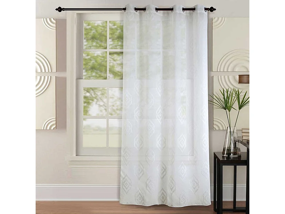 Voilage avec Motif "Losange"