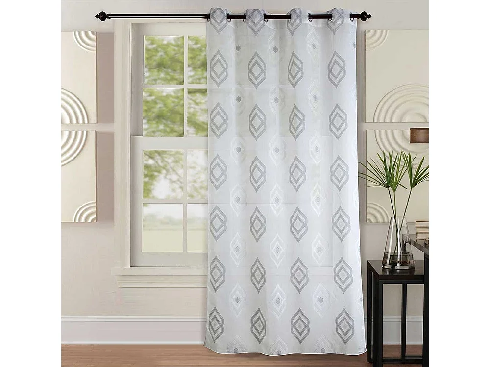 Voilage avec Motif "Losange"