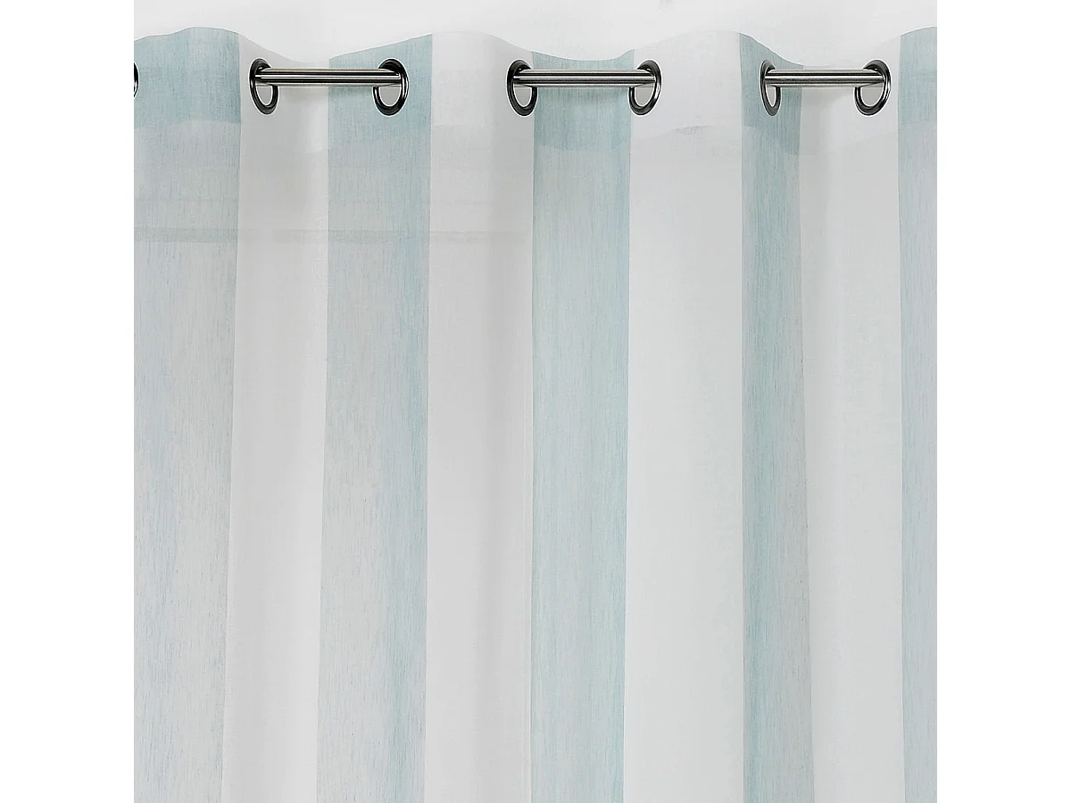 Visillo con rayas verticales coloradas