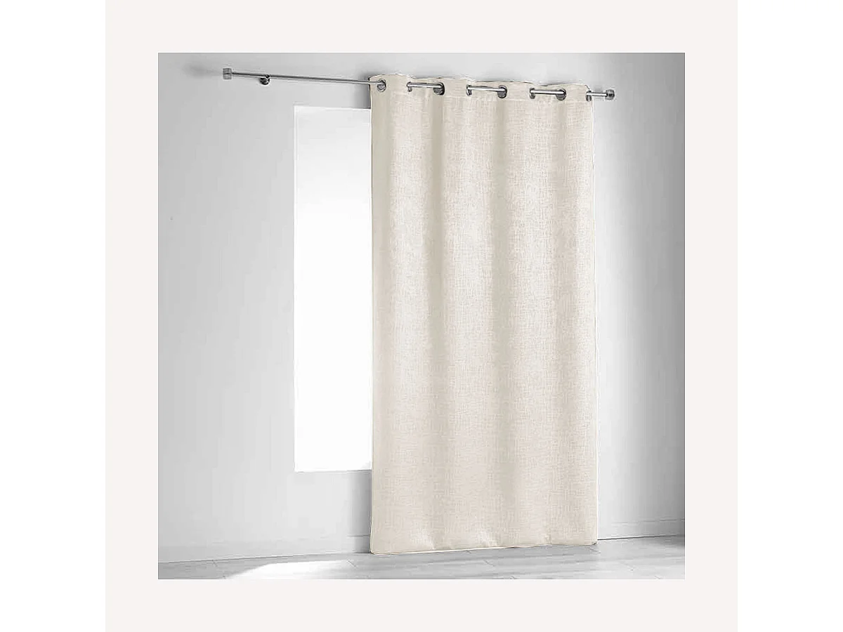 Cortina ignífuga M1 de terciopelo color fiordo 140 x 260 cm