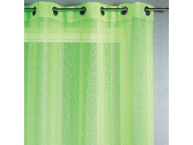 Voilage tissé et fileté