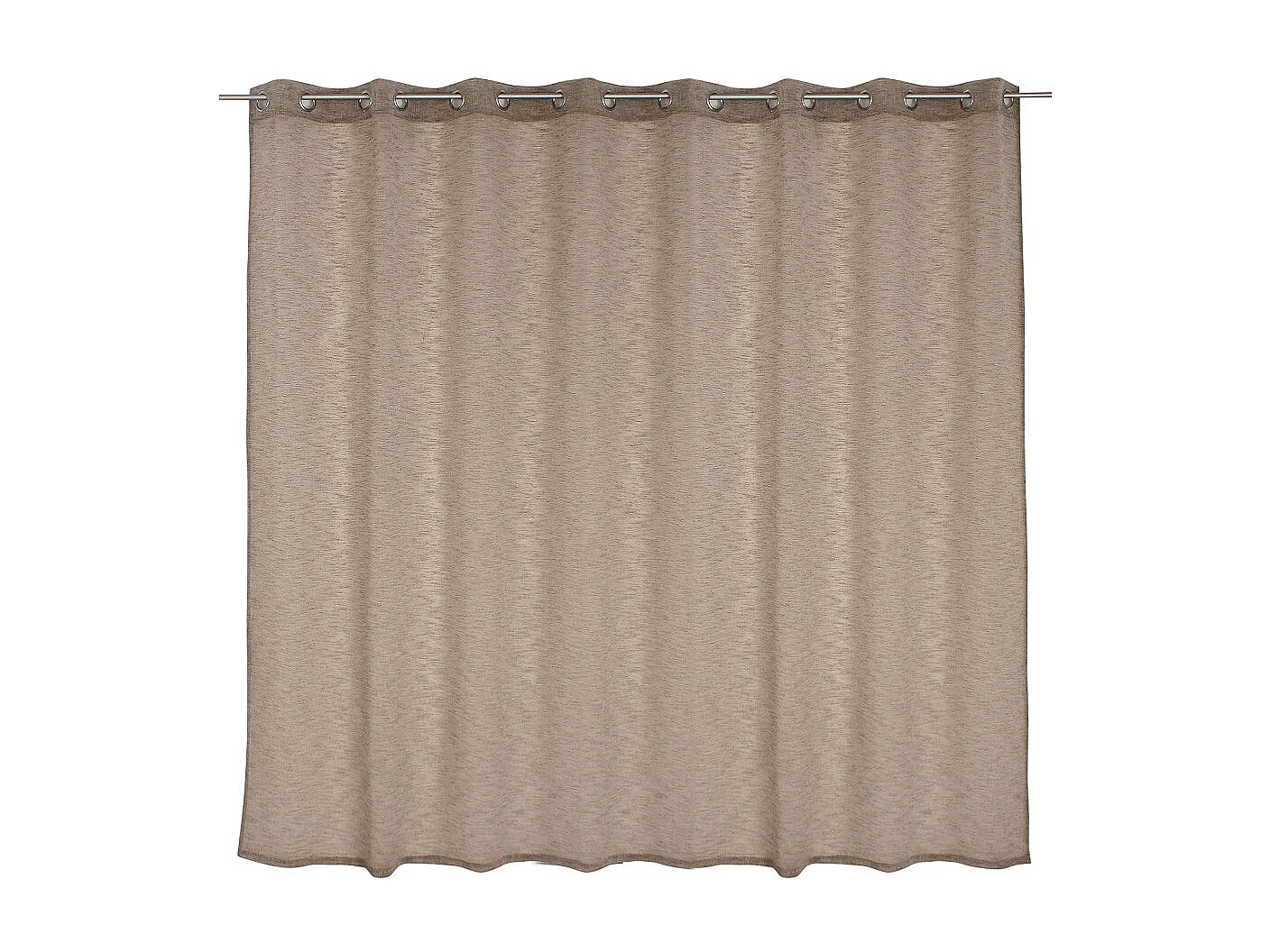 Rideau Voilage XXL Effet Lin "Maya" 300x240cm Vison