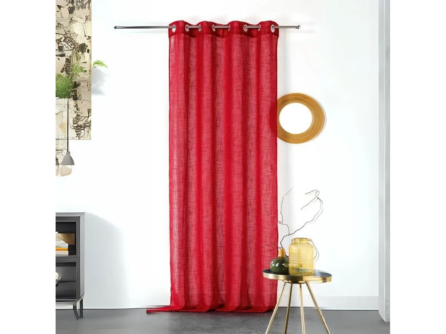 Voilage uni et tamisant Julie