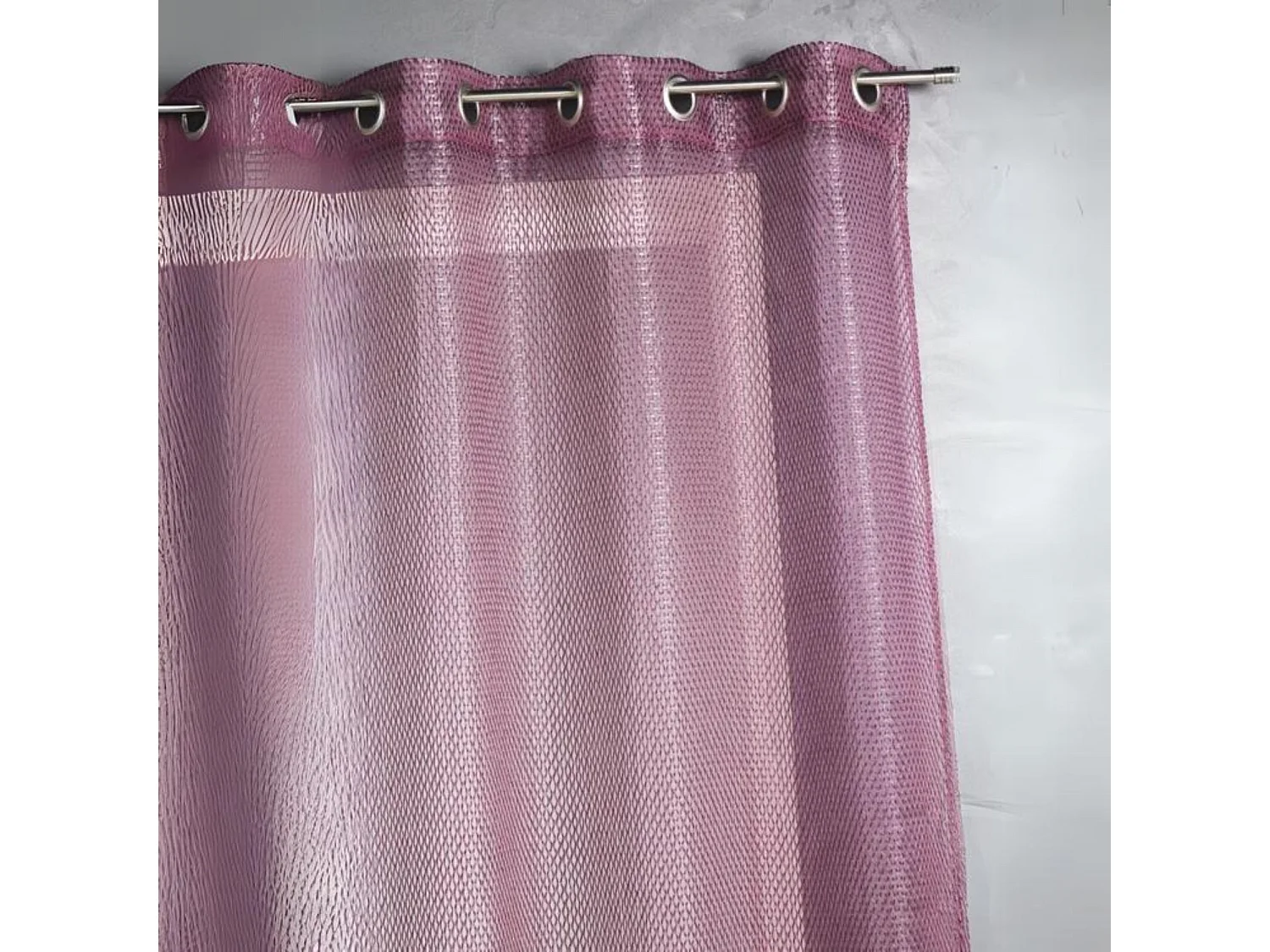 Visillo de organza fantasía con efecto de "red"