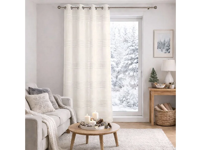 Vorhang mit Streifen