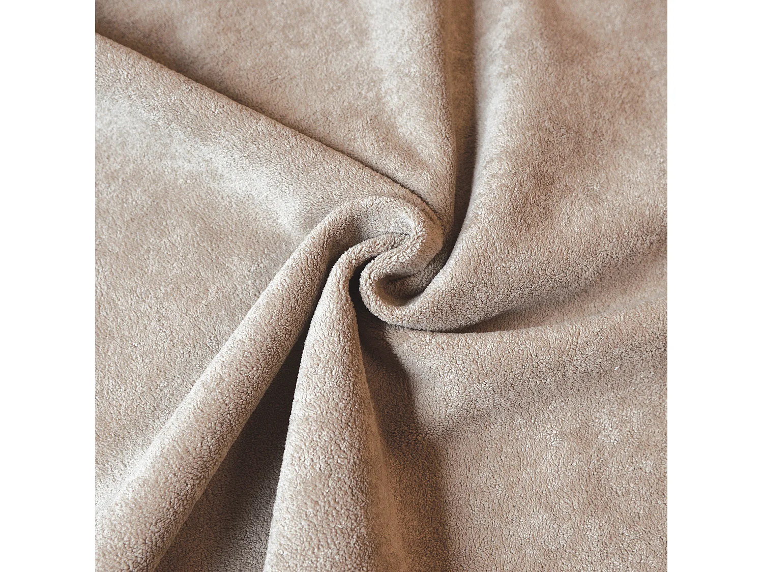 Doppelseitiger Thermo und Verdunkelungsvorhang mit Schwamm-Optik 140 x 260 cm