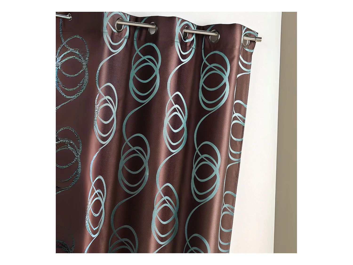 Rideau Ameublement Jacquard 'Tourbillons'