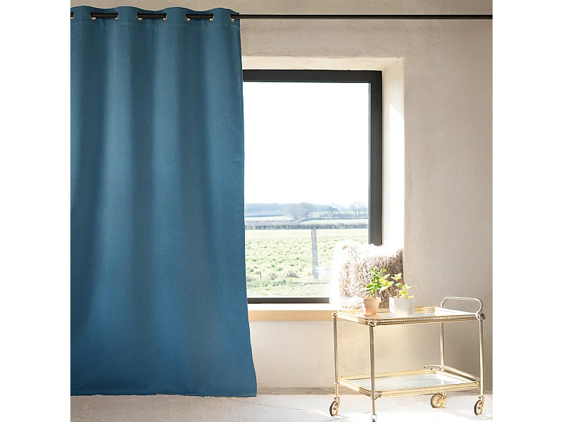 Cortina 100% opaca de doble cara para muebles 135 x 260 cm