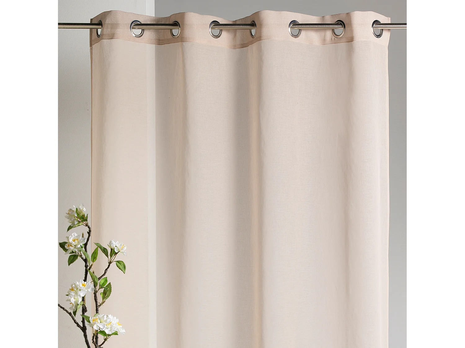 Visillo en Estameña liso