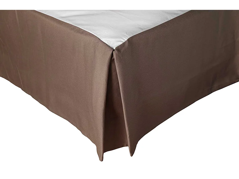 Cache Sommier à Volant Uni