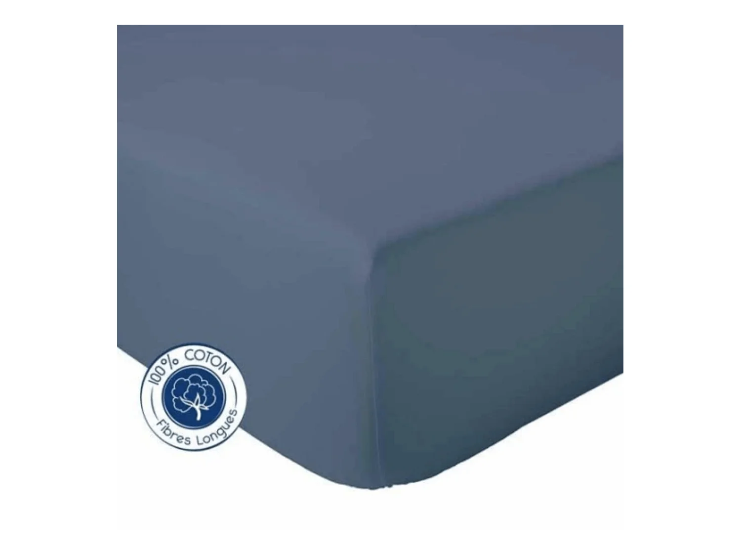 Drap Housse coton bonnet 23 cm fabriqué en France