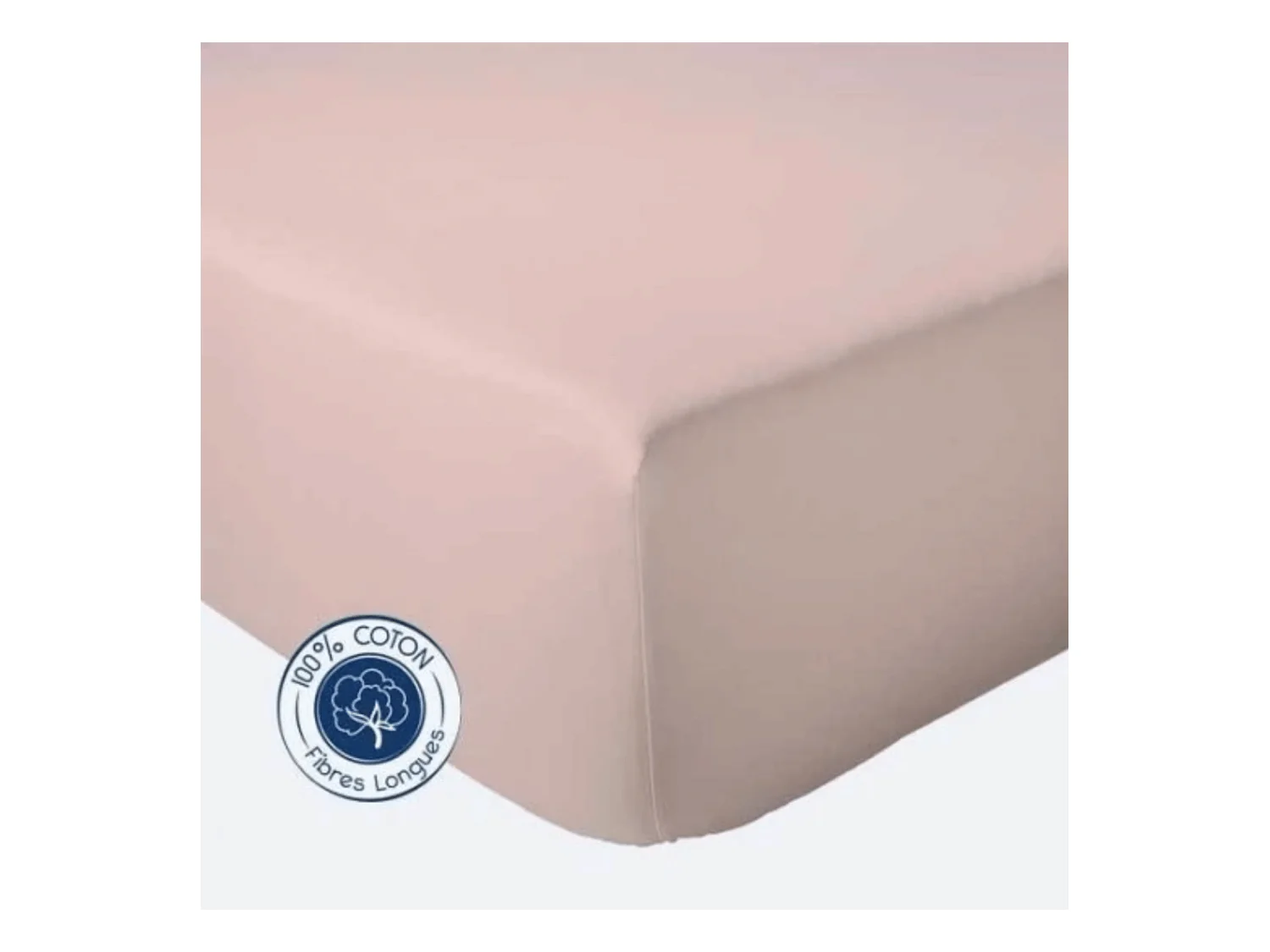 Drap Housse coton bonnet 23 cm fabriqué en France