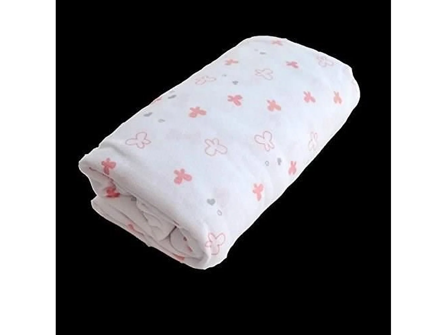 Lenzuolo con angoli stampato Lapinou Rosa 60 x 120 cm