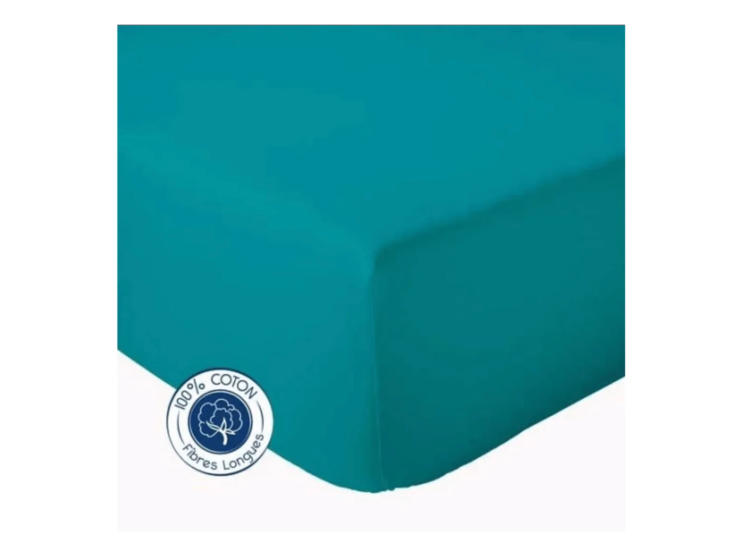 Drap Housse coton bonnet 23 cm fabriqué en France