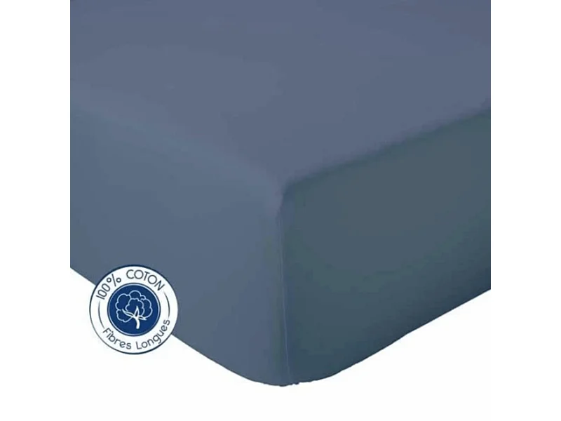 Drap Housse coton bonnet 23 cm fabriqué en France