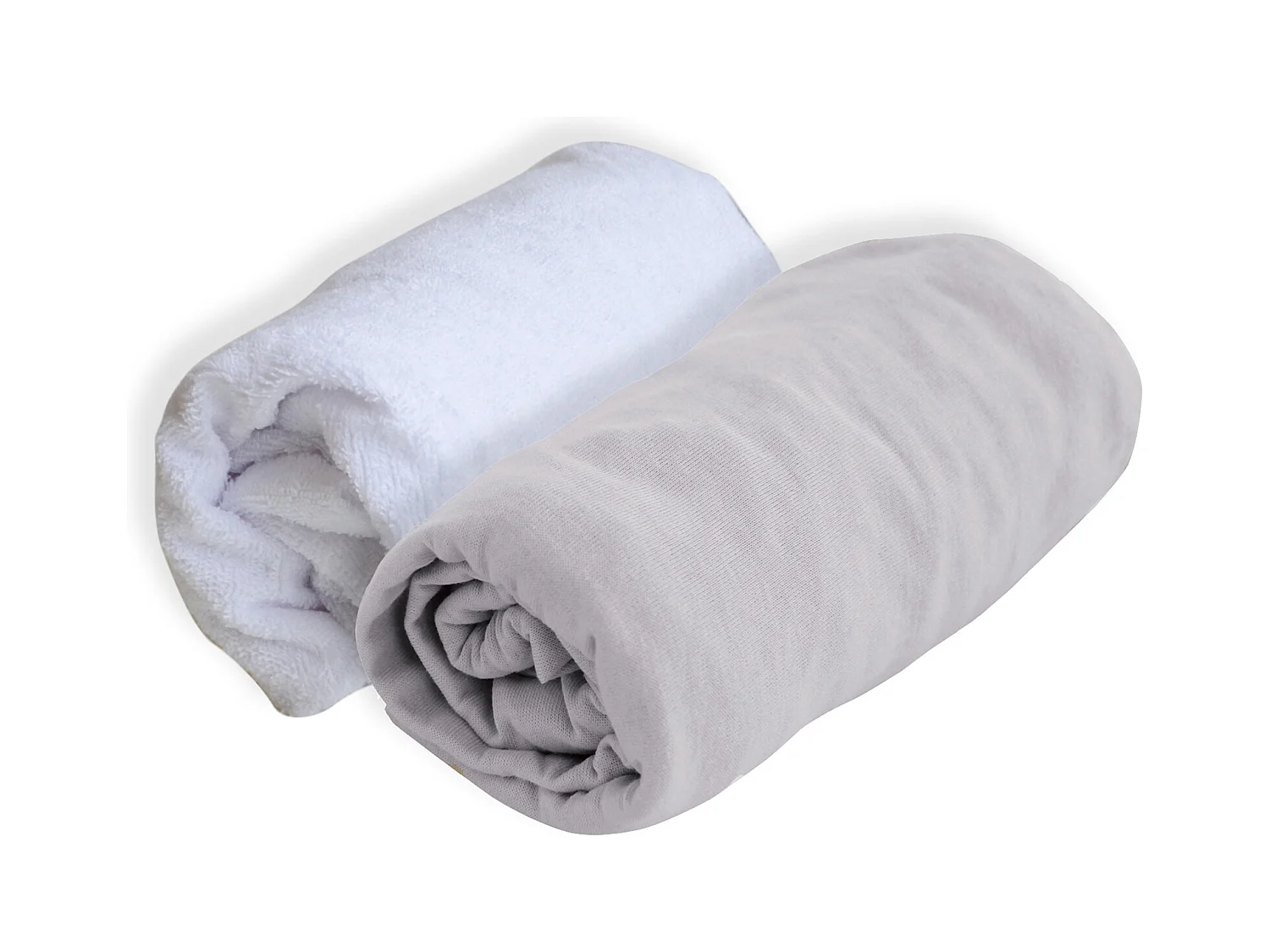 Lot d'1 alèse et 1 drap housse