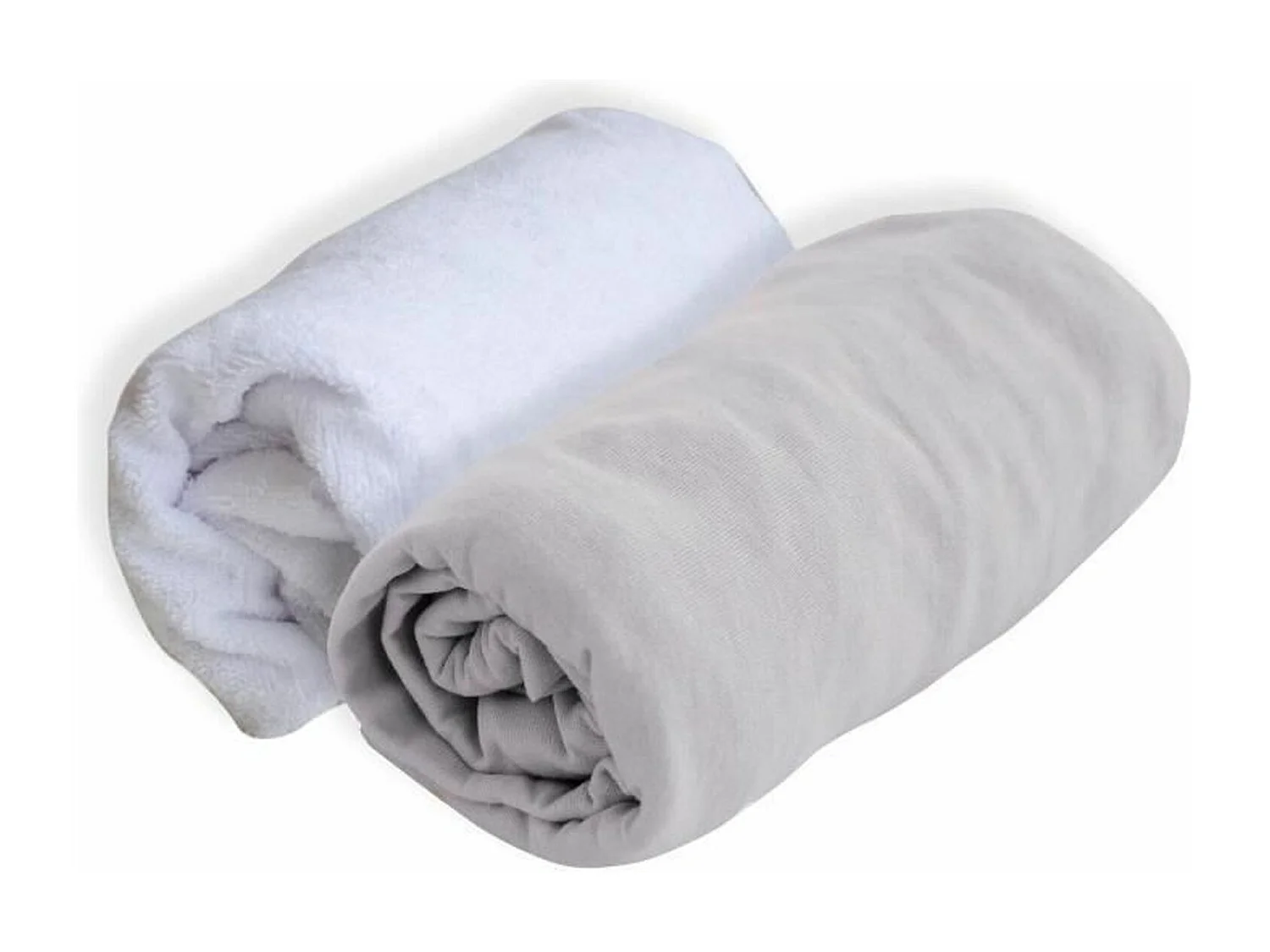 Lot d'1 alèse et 1 drap housse