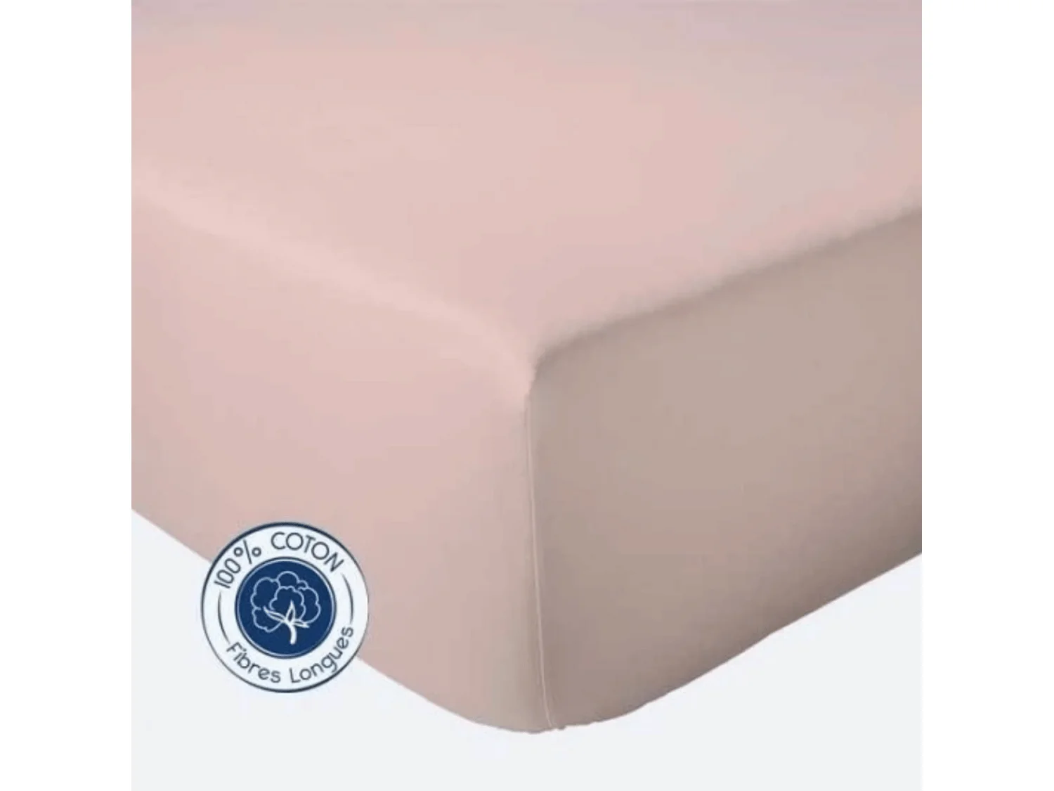 Drap Housse coton bonnet 23 cm fabriqué en France