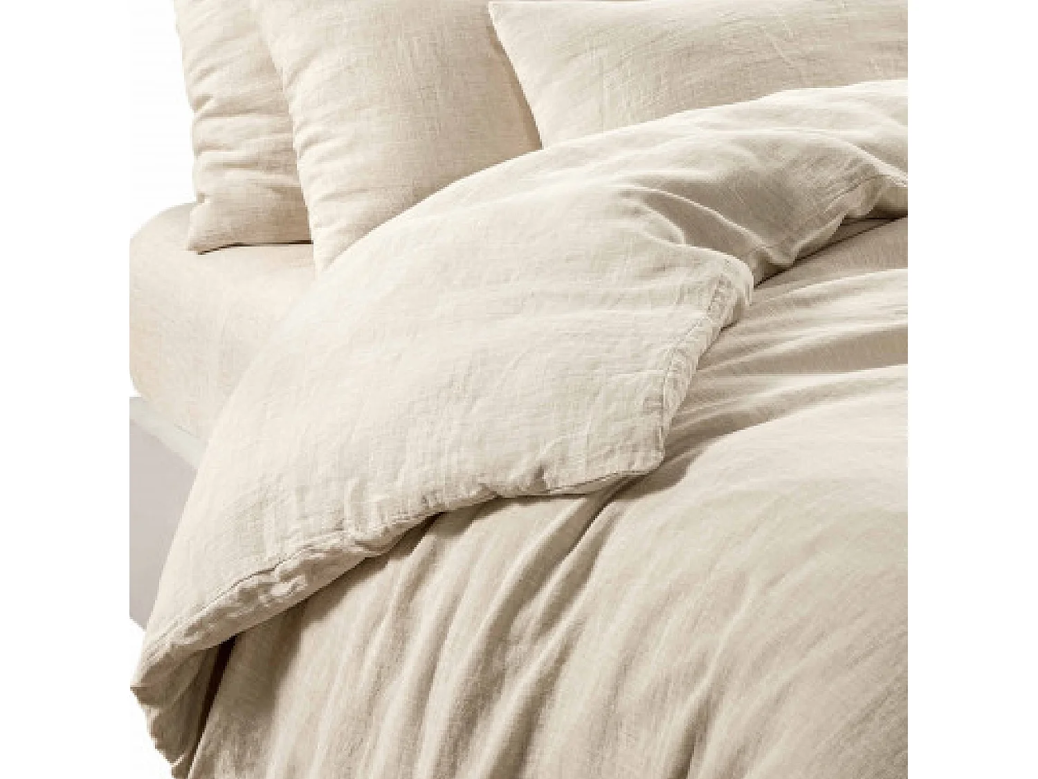 Drap Housse Harmony en 100% Lin Lavé