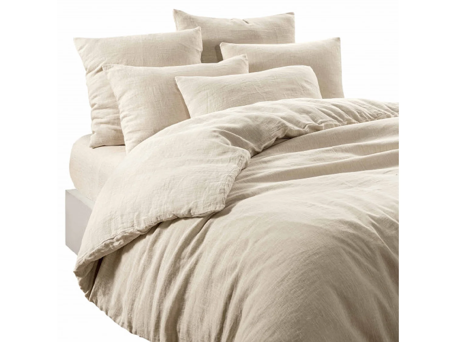 Drap Housse Harmony en 100% Lin Lavé