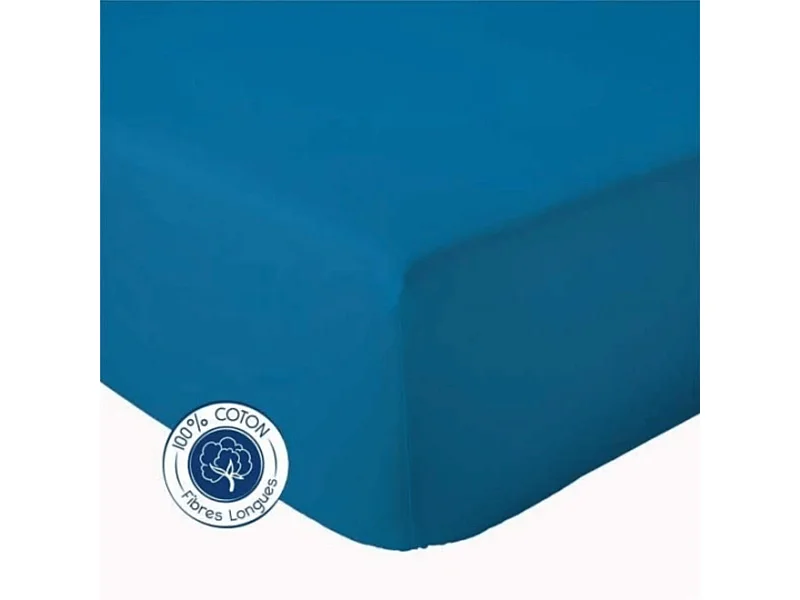 Drap Housse coton bonnet 23 cm fabriqué en France