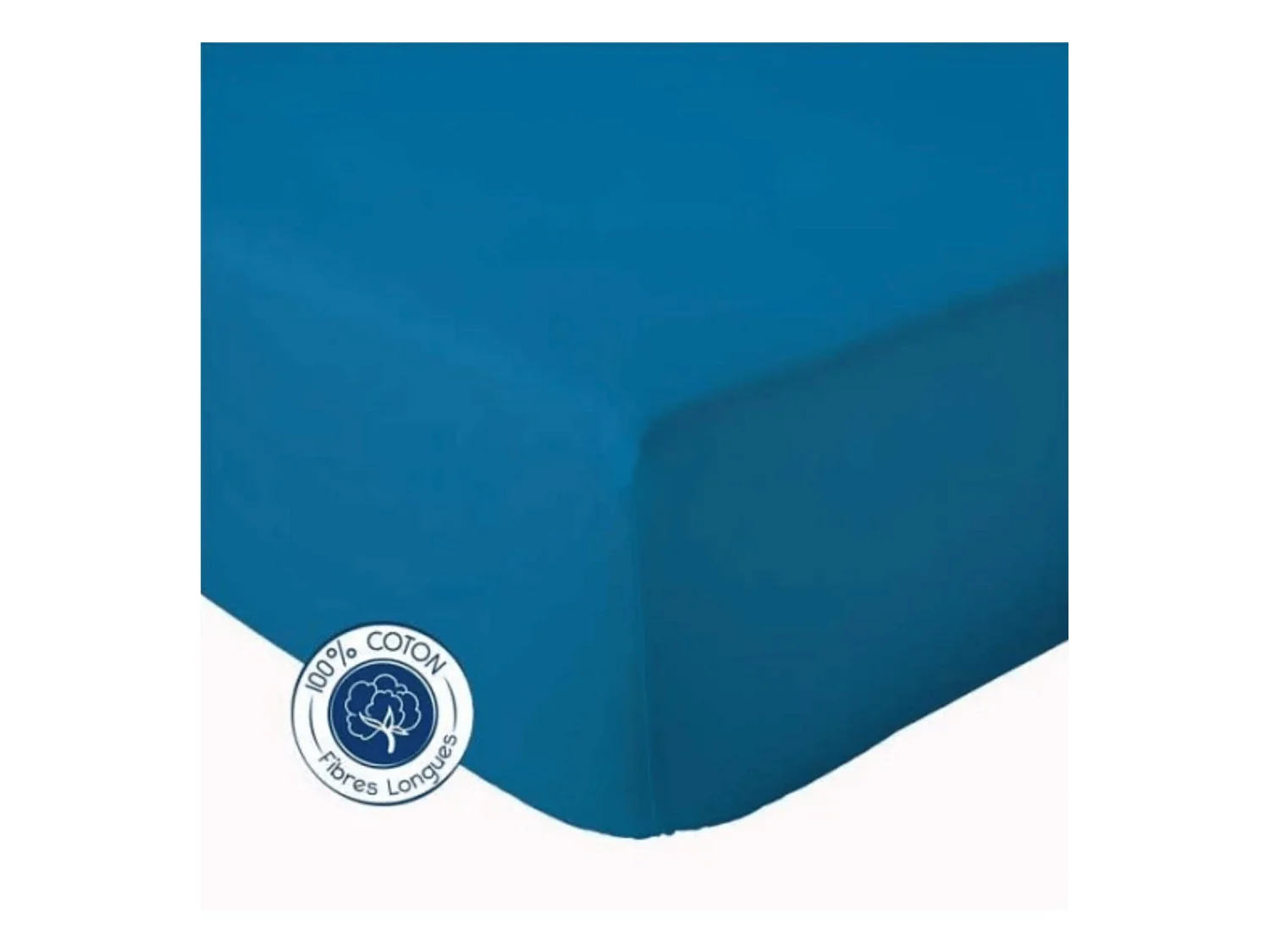 Drap Housse coton bonnet 23 cm fabriqué en France