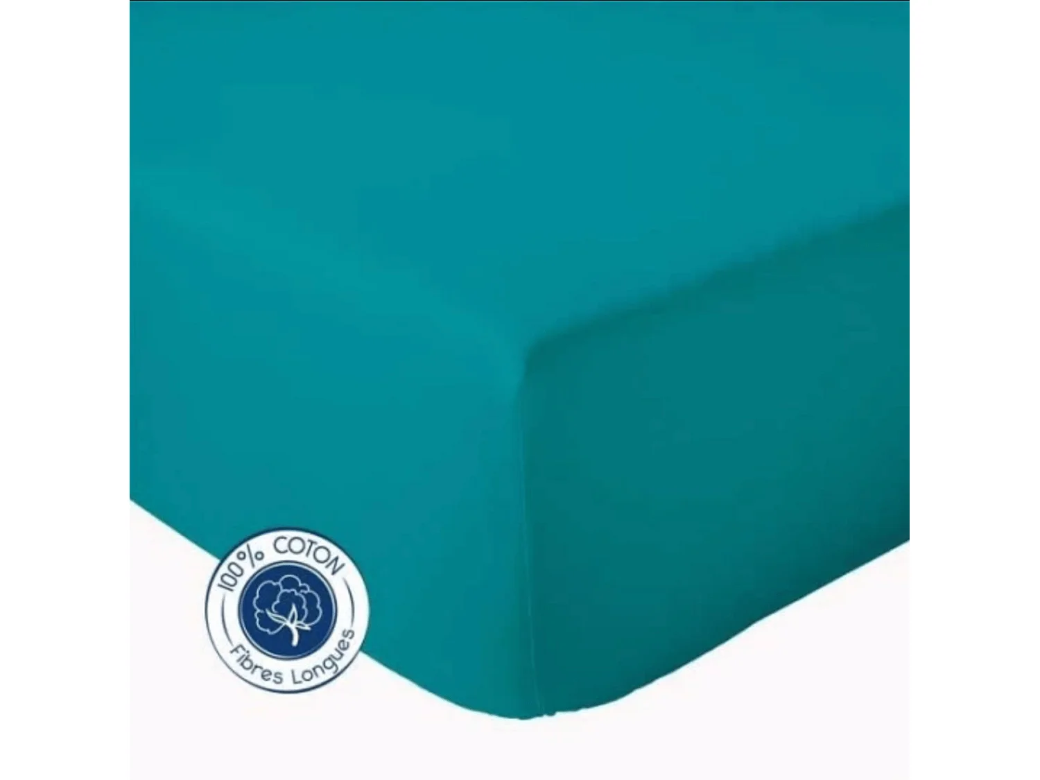 Drap Housse coton bonnet 23 cm fabriqué en France