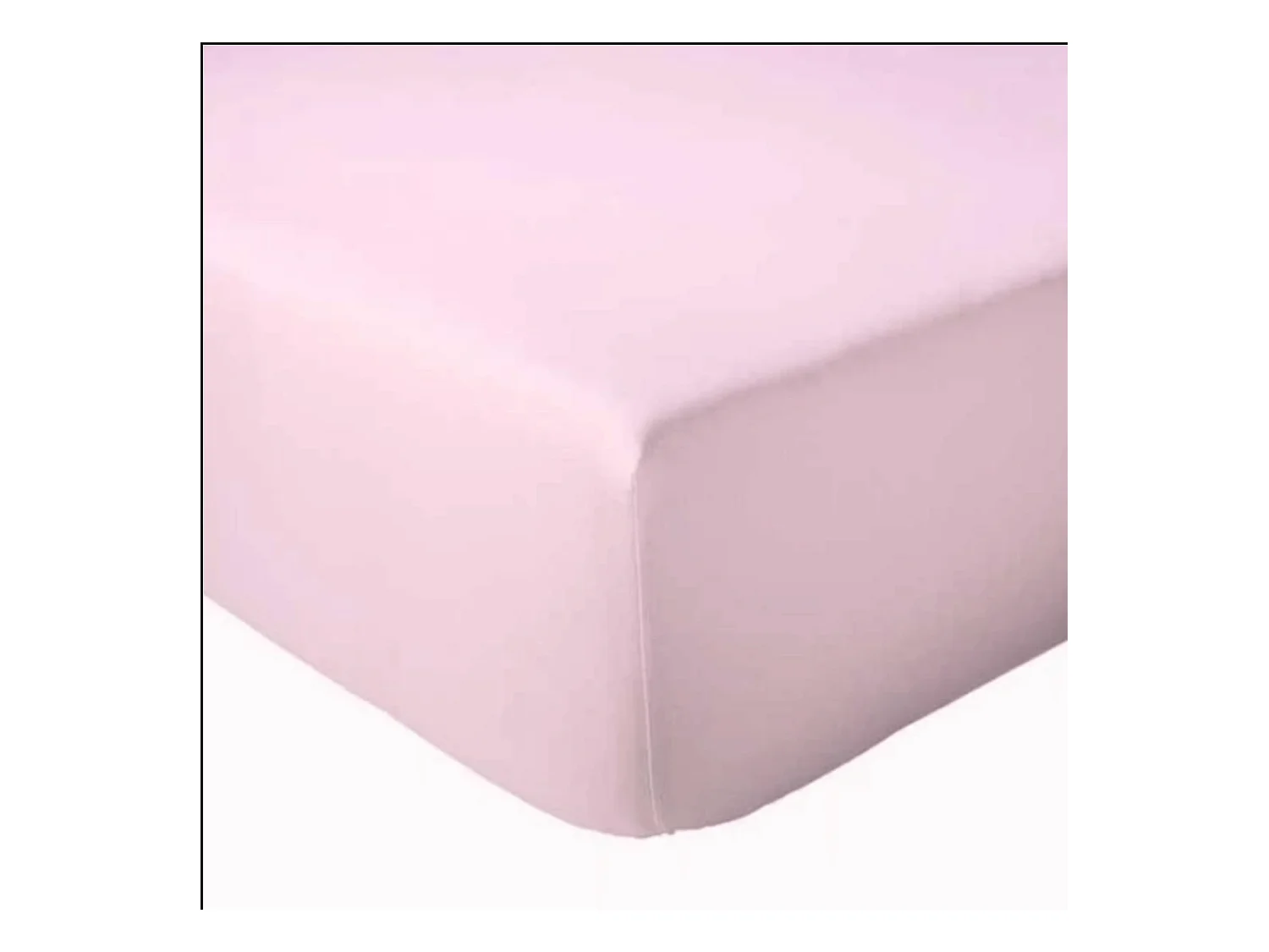 Drap Housse Uni bonnet 30 cm 100% Coton