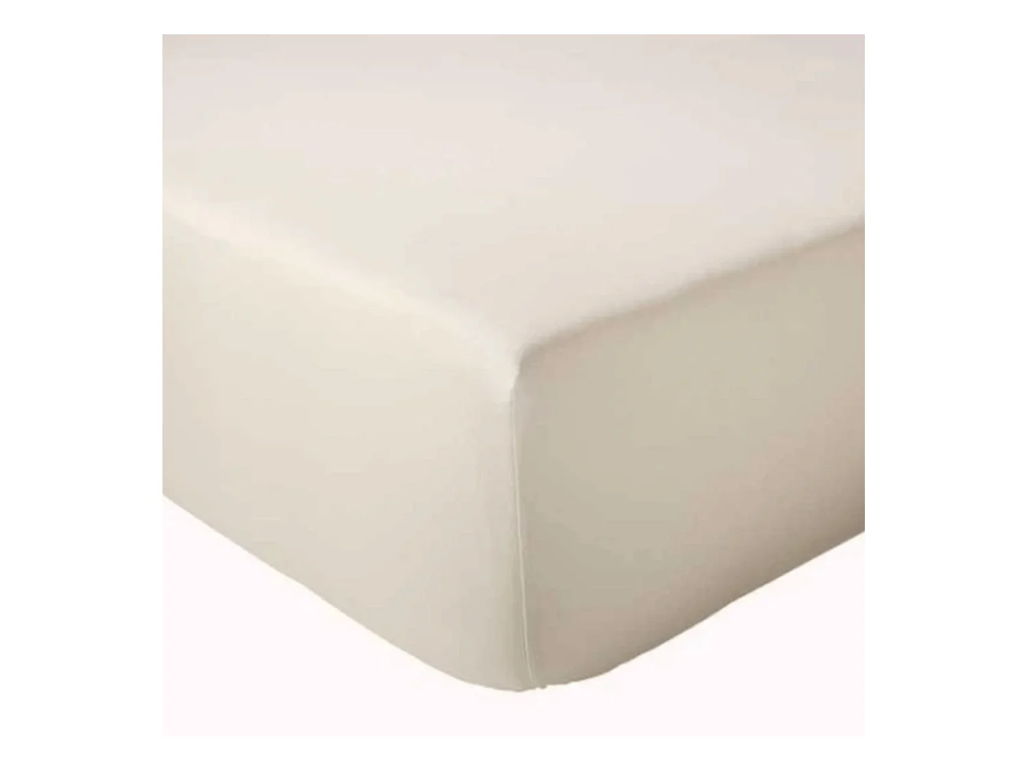 Drap Housse Uni bonnet 30 cm 100% Coton