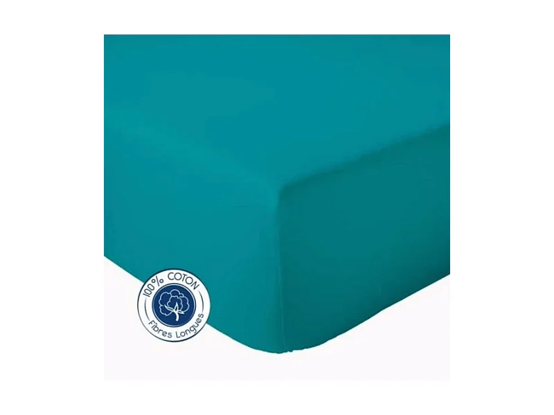 Drap Housse coton bonnet 23 cm fabriqué en France