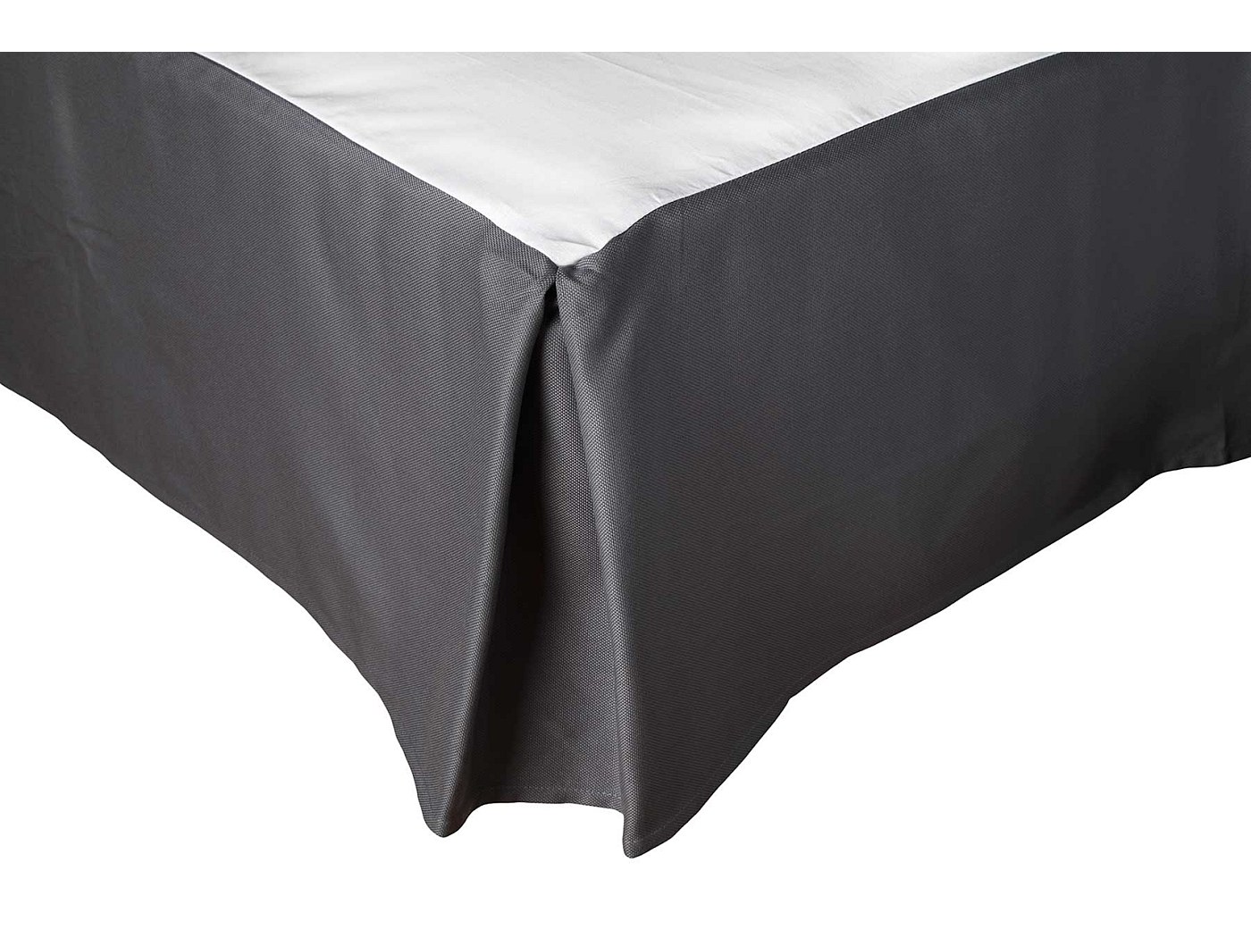 Cache-Sommier 140X200 Blanc U2013 4 Volants De 30 Cm Pour Lit 140 X 200 Avec Sommier U2013