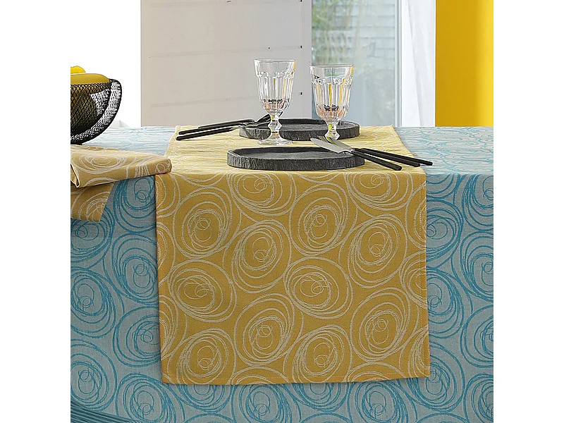 Spiralen Tischläufer