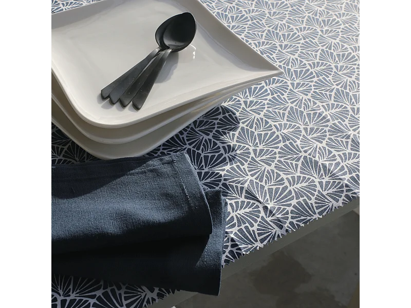 Rechteckige Tischdecke aus 100% beschichtetem Baumwolle