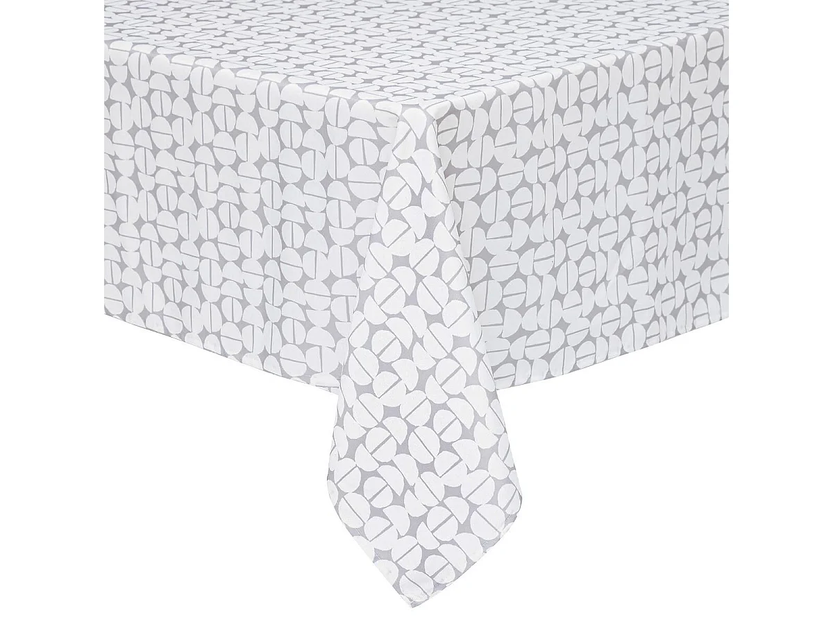 Nappe Antitache Imprimé "Yahto" 140x240cm Beige