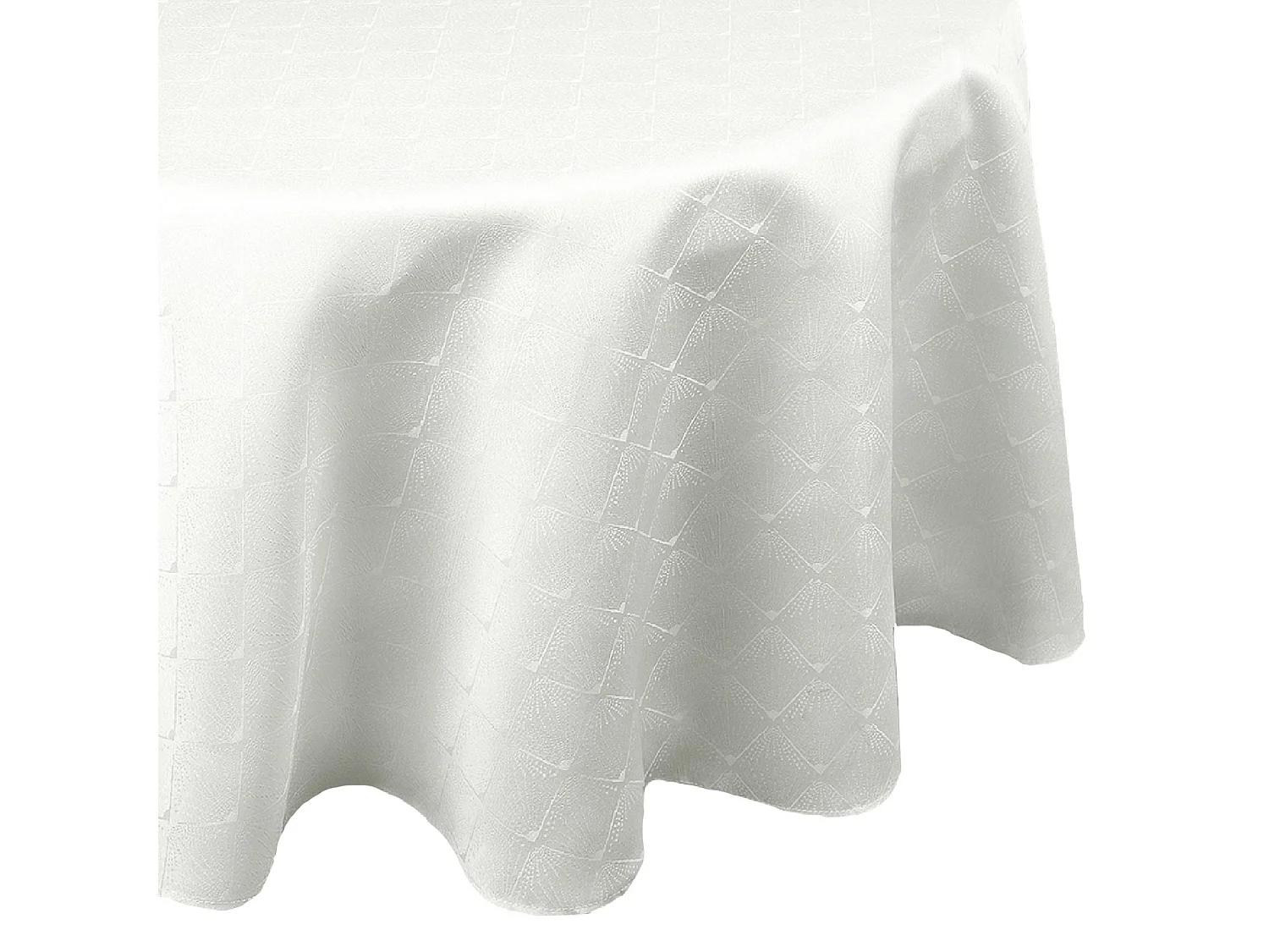 Nappe ronde extérieure esprit bord de mer