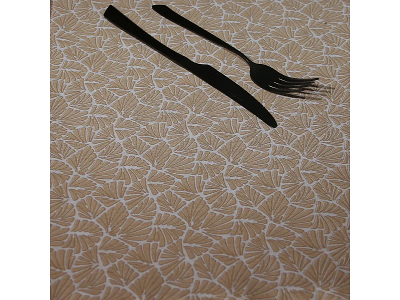 Rechteckige Tischdecke aus 100% beschichtetem Baumwolle