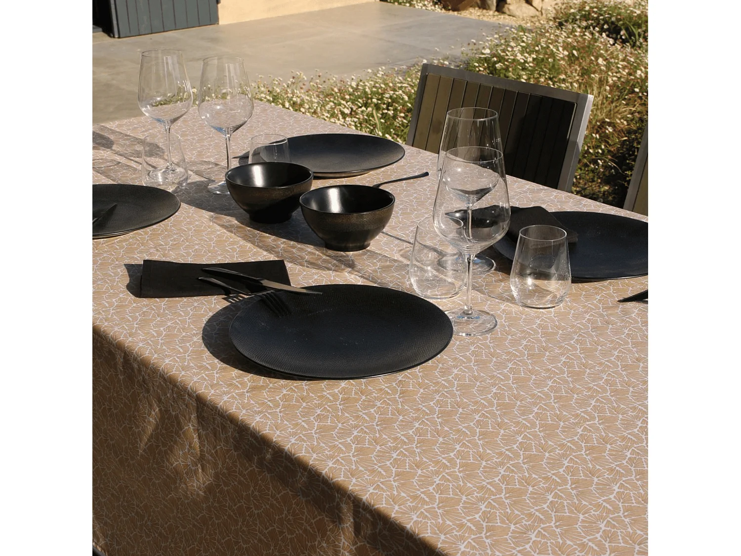 Mantel rectangular plastificado 100% algodón