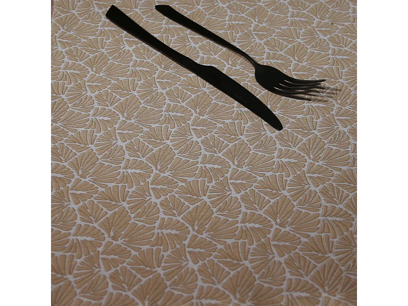 Rechteckige Tischdecke aus 100% beschichtetem Baumwolle